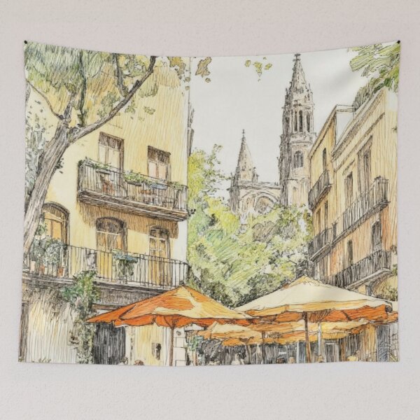 Item preview, Café in Barcelona designed and sold by sid1802.