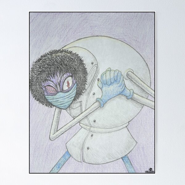Item preview, Higienista del Terror, La Dentista designed and sold by oilmonsta.