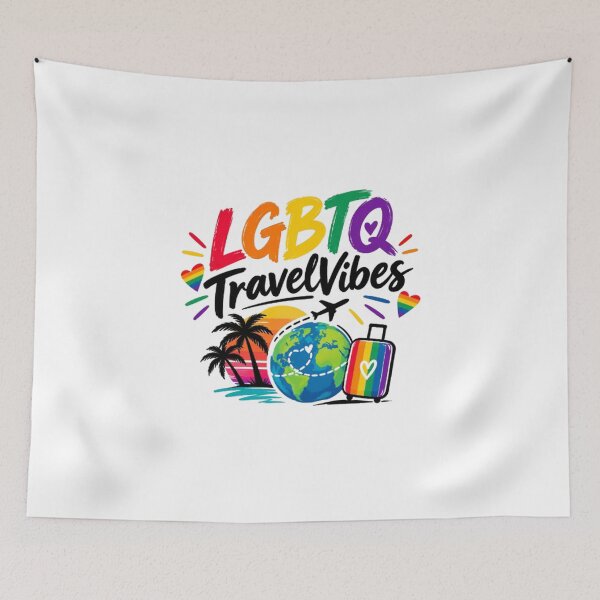 Item preview, LGBTQ Travel Vibes designed and sold by Bernsteinhaus.