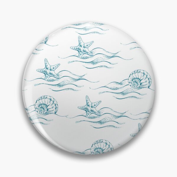 Item preview, ​Vintage Coastal Ocean Shells Pattern designed and sold by DreamyLayer.