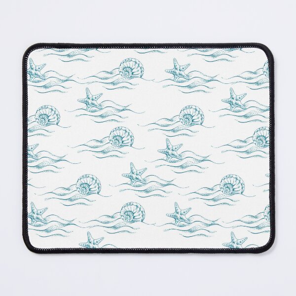 Item preview, ​Vintage Coastal Ocean Shells Pattern designed and sold by DreamyLayer.