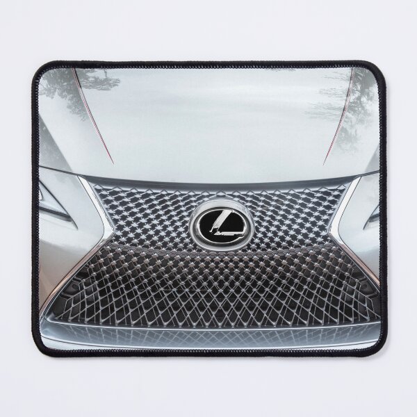 Item preview,  Classic 2018 Lexus LC500 Liquid Platinum Silver Automotive Print designed and sold by RichFrancoCars.