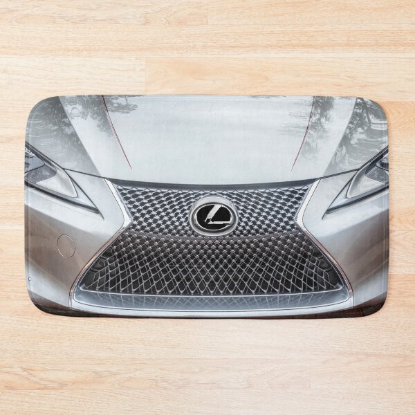 Item preview,  Classic 2018 Lexus LC500 Liquid Platinum Silver Automotive Print designed and sold by RichFrancoCars.