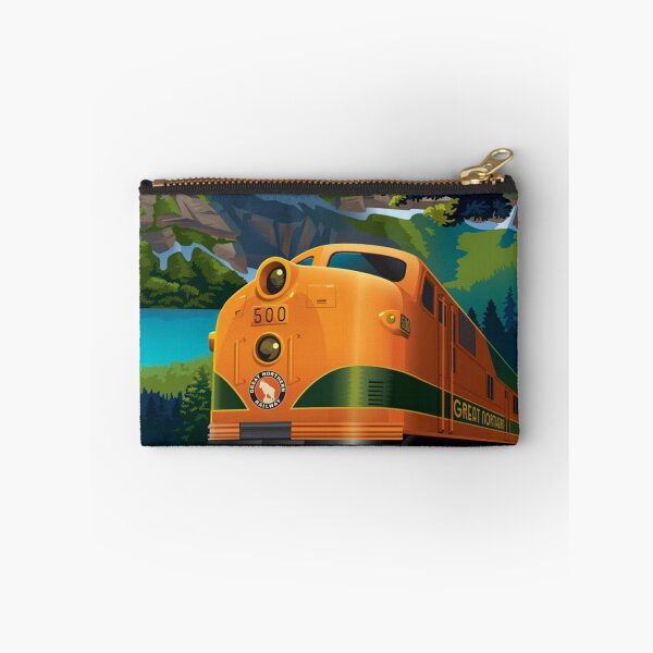 Item preview, Empire Builder Great Northern Railway Steam Engine Train Design Art Print Poster Wall Tee Vest  designed and sold by Cool Robot Bro..