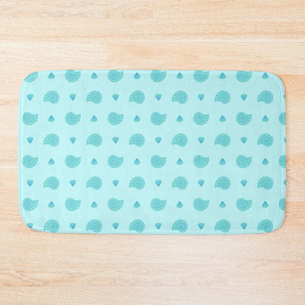 Item preview, Blue Spiral Shells Pattern designed and sold by miawgigi.