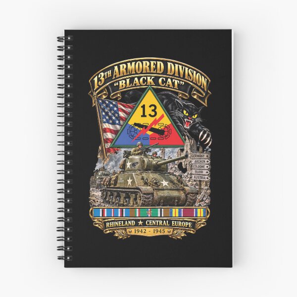 Item preview, 13th Armored Division - Black Cat - WWII - 3D - Enhanced designed and sold by Military Insignia Products.