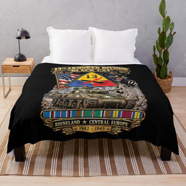 Item preview, 13th Armored Division - Black Cat - WWII - 3D - Enhanced designed and sold by Military Insignia Products.
