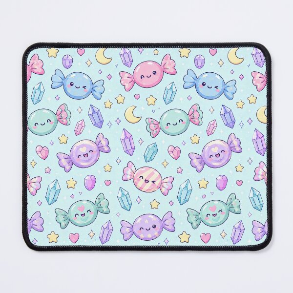 Item preview, Kawaii Crystal Candy Pattern designed and sold by Soft Berry Studio.