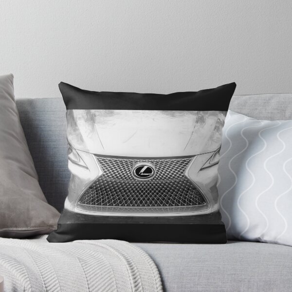 Item preview,  Classic 2018 Lexus LC500 Liquid Platinum Silver Automotive Print designed and sold by RichFrancoCars.