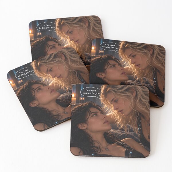Item preview, Lesbian Pride Love – I've Been Looking for You | Sapphic LGBTQ Romance Art designed and sold by IRON SIREN.
