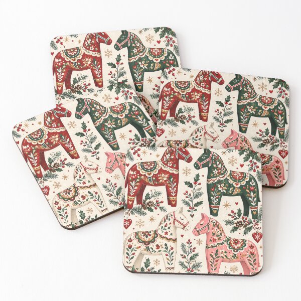 Item preview, Swedish Dala Horses Red, Funny Dala Horses , Dala Horses Christmas Dala Horse  designed and sold by Owneysweet.