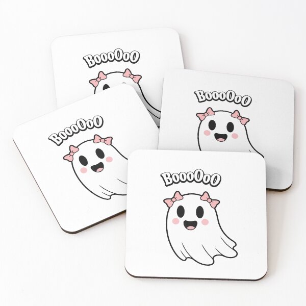 Item preview, Cute ghost saying "Boo" designed and sold by PechiStudio.