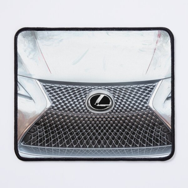 Item preview, Classic 2018 Lexus LC500 Liquid Platinum Silver Automotive Print designed and sold by RichFrancoCars.