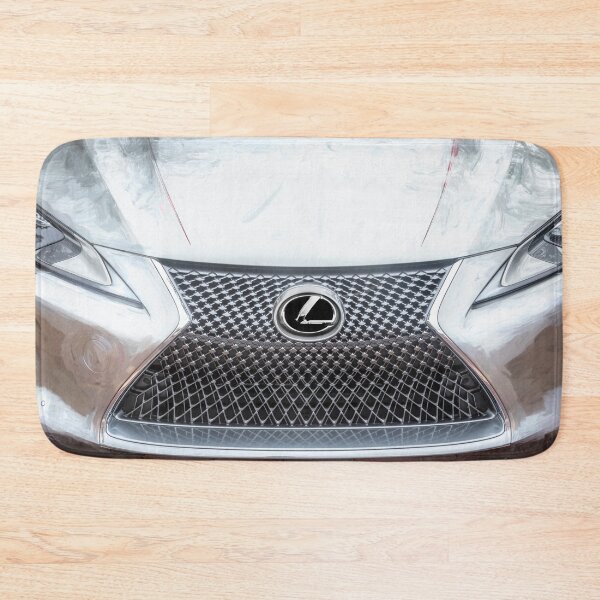 Item preview, Classic 2018 Lexus LC500 Liquid Platinum Silver Automotive Print designed and sold by RichFrancoCars.