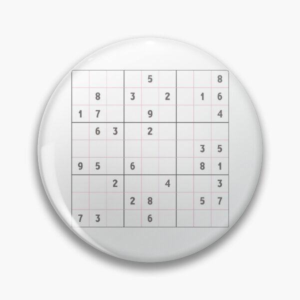 Item preview, Sudoku Puzzle - Pink & Grey designed and sold by bethmfmcdermott.