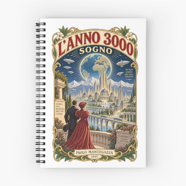 Item preview, L’Anno 3000: Sogno — Paolo Mantegazza 1897 designed and sold by Past in Threads.