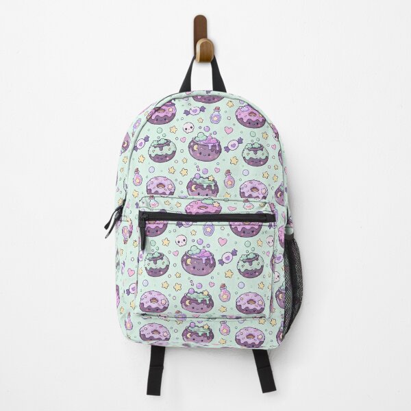 Item preview, Kawaii Cauldron Donut Pattern designed and sold by Soft Berry Studio.