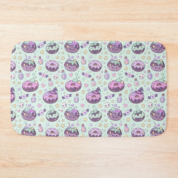 Item preview, Kawaii Cauldron Donut Pattern designed and sold by Soft Berry Studio.