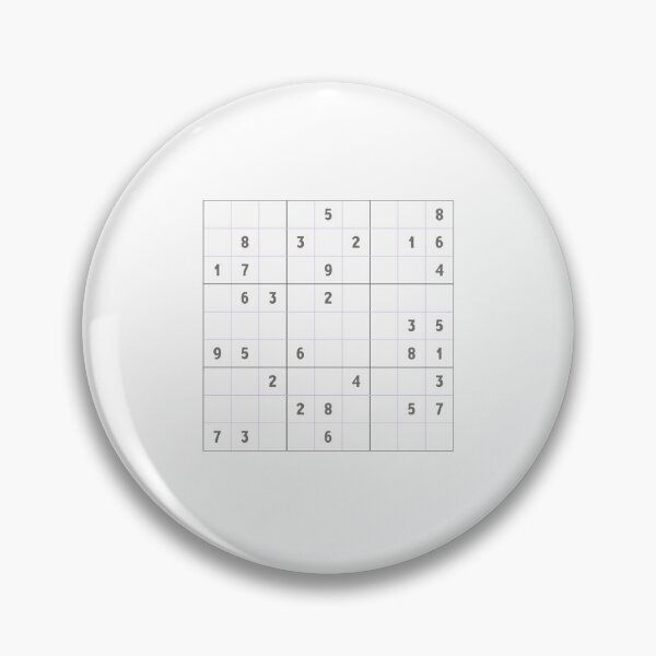 Item preview, Sudoku Puzzle - Purple & Grey designed and sold by bethmfmcdermott.