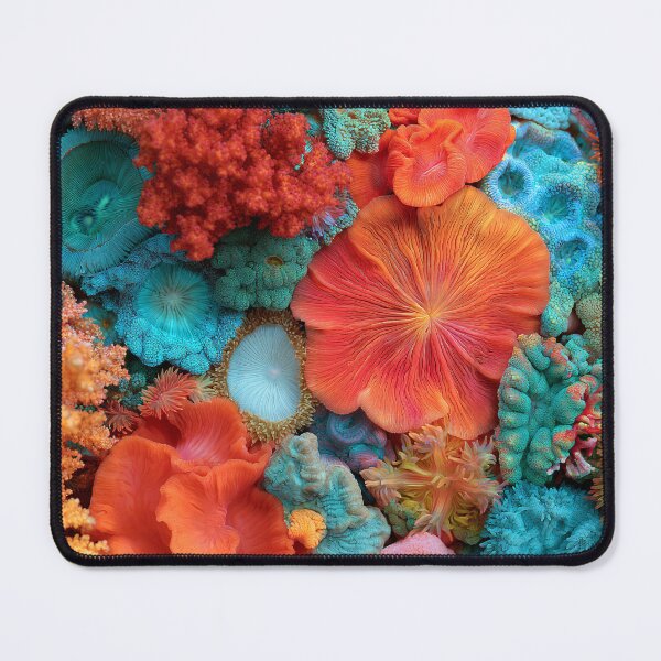 Item preview, Organic Worlds: Tidal Garden — Surreal Coral Reef Landscape designed and sold by Atlas-of-Worlds.