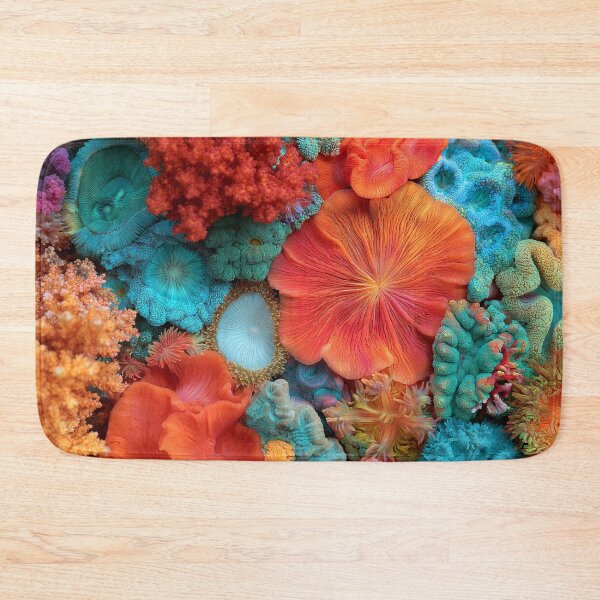 Item preview, Organic Worlds: Tidal Garden — Surreal Coral Reef Landscape designed and sold by Atlas-of-Worlds.