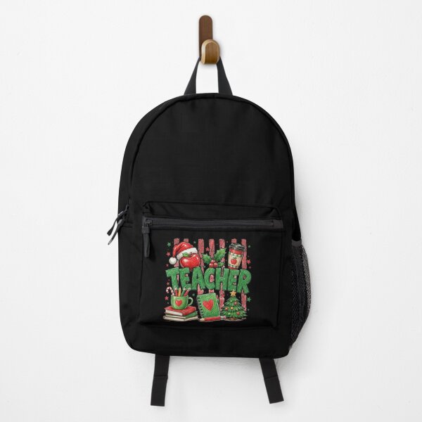 Item preview, Teacher Christmas Apple and Holiday School Supplies Art designed and sold by ROUX-ART.