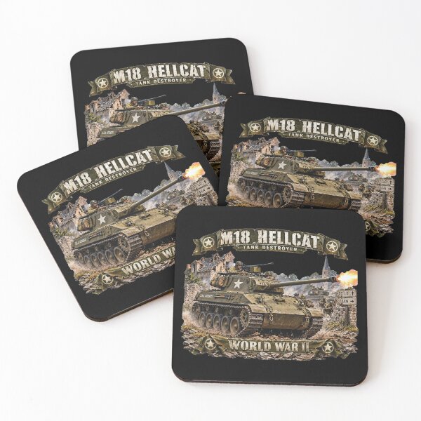 Item preview, M18 Hellcat - tank Destroyer - World War II - 3D - Enhanced designed and sold by Military Insignia Products.