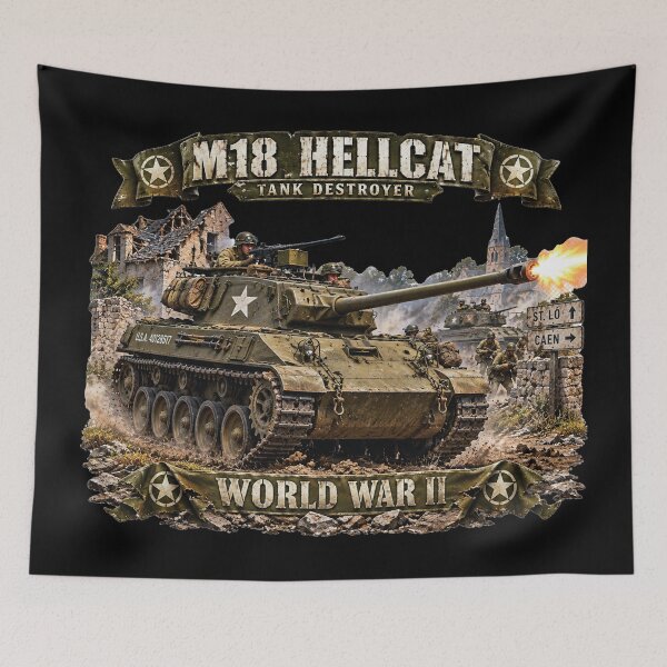 Item preview, M18 Hellcat - tank Destroyer - World War II - 3D - Enhanced designed and sold by Military Insignia Products.