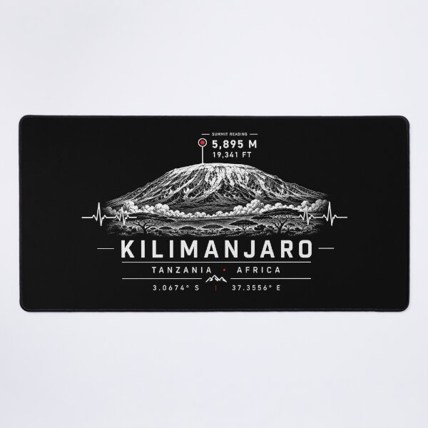 Item preview, ✨❤️ HEARTBEATS OF THE WORLD COLLECTION ❤️ - Kilimanjaro Summit Emblem - TANZANIA - AFRICA designed and sold by WheelieGdArt.