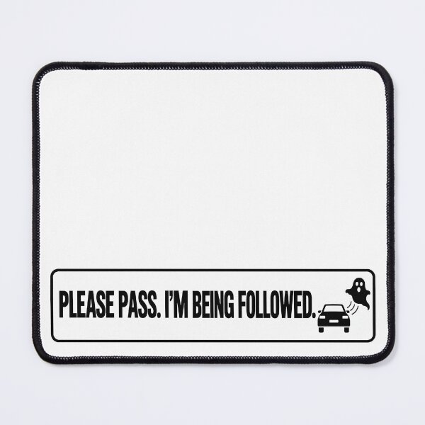 Item preview, ✨BUMPS IN THE ROAD COLLECTION - ⭐ HALLOWEEN EDITION ⭐ - PLEASE PASS. I’M BEING FOLLOWED. designed and sold by WheelieGdArt.
