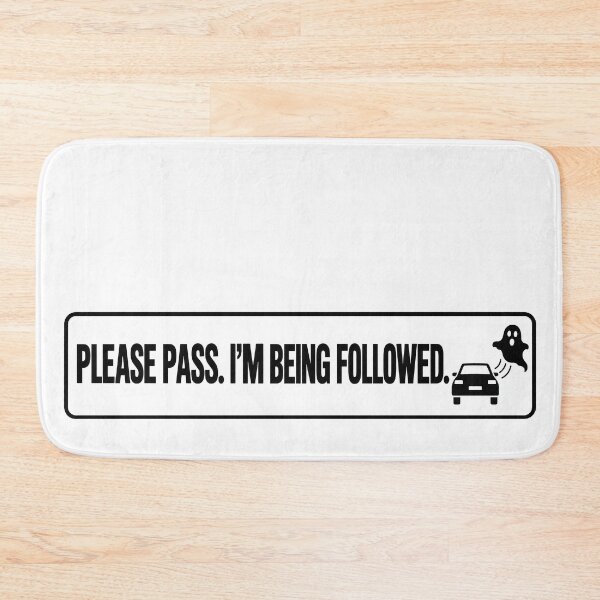 Item preview, ✨BUMPS IN THE ROAD COLLECTION - ⭐ HALLOWEEN EDITION ⭐ - PLEASE PASS. I’M BEING FOLLOWED. designed and sold by WheelieGdArt.
