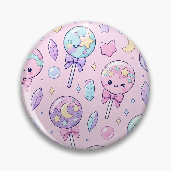 Item preview, Kawaii Magic Lollipop Pattern designed and sold by Soft Berry Studio.