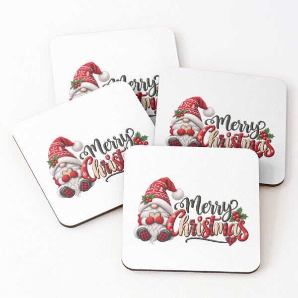 Item preview, Cute Christmas Gnome Merry Christmas Design designed and sold by Wild Ink Studio by Barbara.