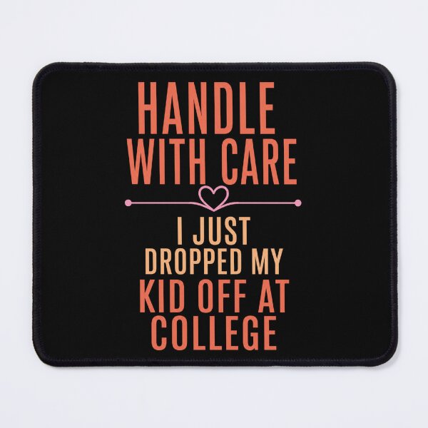Item preview, College Humor Hoodie with Handle With Care Quote designed and sold by ROUX-ART.