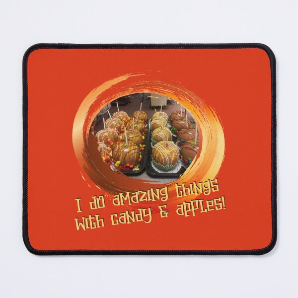 Item preview, …Candy & Apples! (on Orange) designed and sold by PawsitiveMum3.