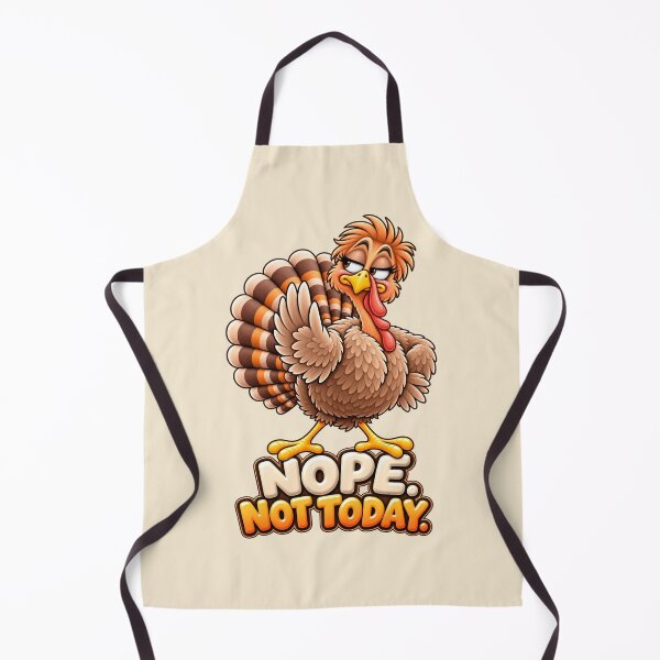 Item preview, Nope. Not Today. – Sassy Thanksgiving Turkey designed and sold by HO•Designs.