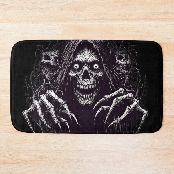 Item preview, Dark Hooded Skeleton with Reaching Hands Gothic designed and sold by UrbanPrts.
