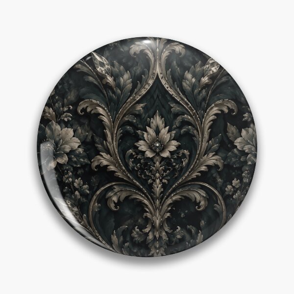 Item preview, Antique Gold Floral Damask designed and sold by KuzeyWestStudio.