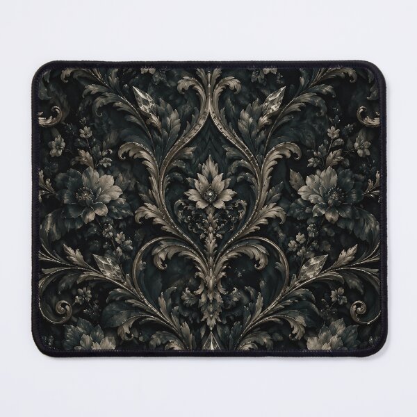 Item preview, Antique Gold Floral Damask designed and sold by KuzeyWestStudio.