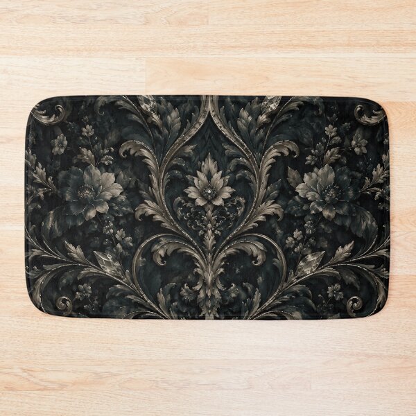 Item preview, Antique Gold Floral Damask designed and sold by KuzeyWestStudio.