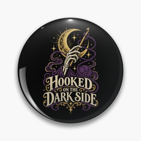 Item preview, Hooked On The Dark Side Gothic Crochet designed and sold by Text2tee.
