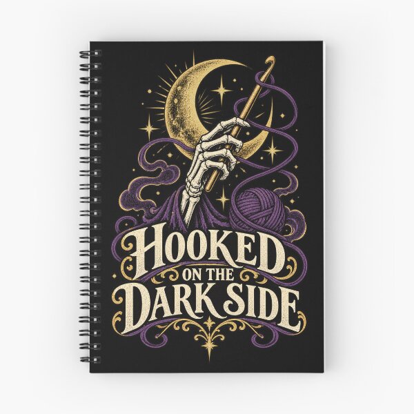 Item preview, Hooked On The Dark Side Gothic Crochet designed and sold by Text2tee.