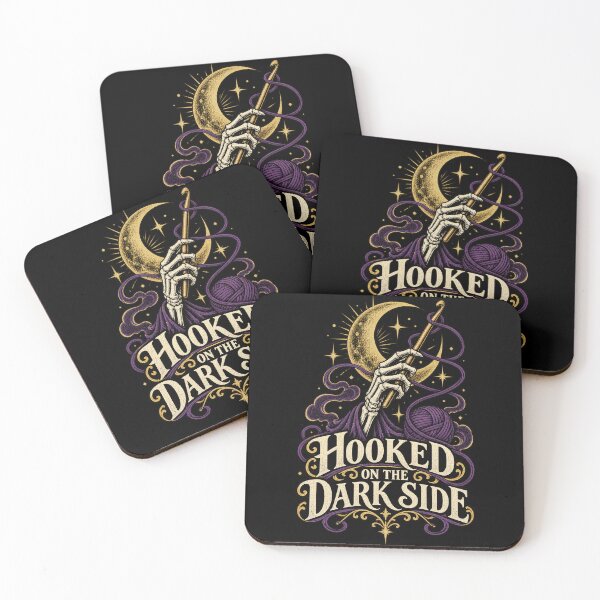 Item preview, Hooked On The Dark Side Gothic Crochet designed and sold by Text2tee.