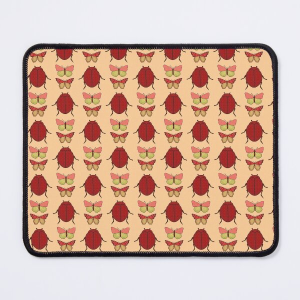 Item preview, Cottagecore Pattern - Ladybugs and Butterflies designed and sold by miawgigi.