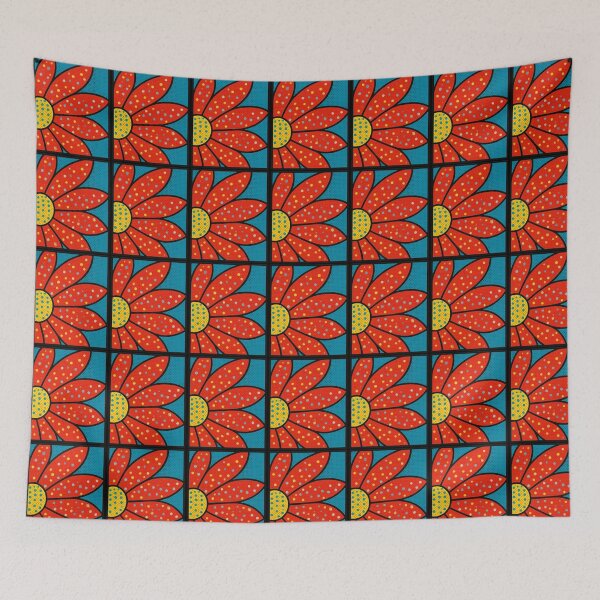 Item preview, Bold Mod Floral Pop Art designed and sold by NiobesSkein.