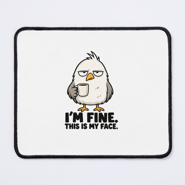 Item preview, Funny Grumpy Bird With Coffee designed and sold by maybe man couple cooper.