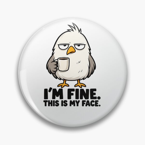 Item preview, Funny Grumpy Bird With Coffee designed and sold by maybe man couple cooper.