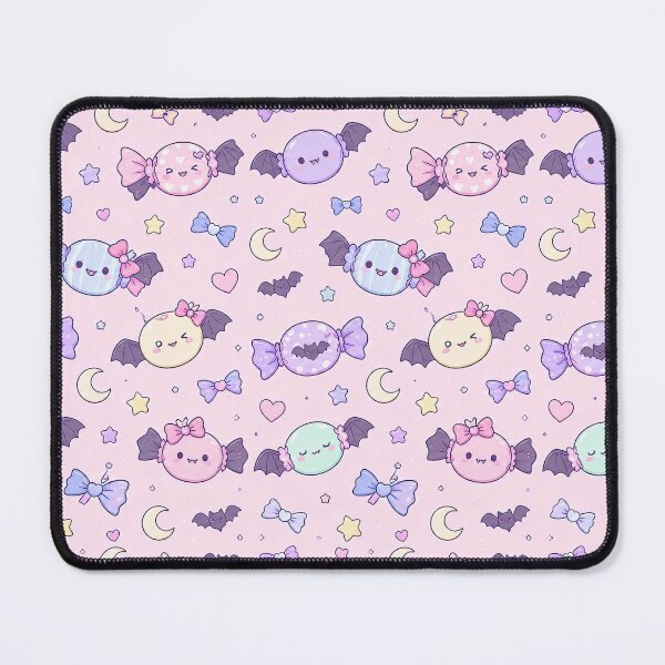 Item preview, Kawaii Bat Candy Pattern designed and sold by Soft Berry Studio.