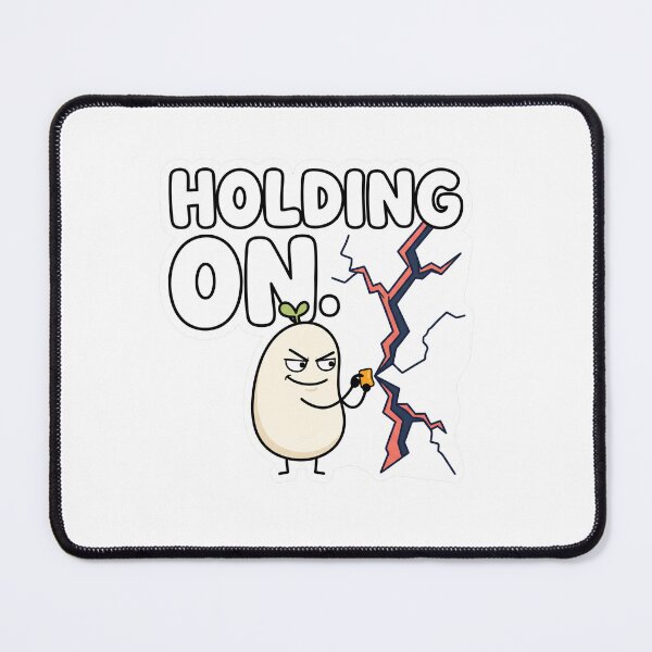 Item preview, Holding On Funny Programmer Patch Meme designed and sold by CreativeArtisanPrints Shop.