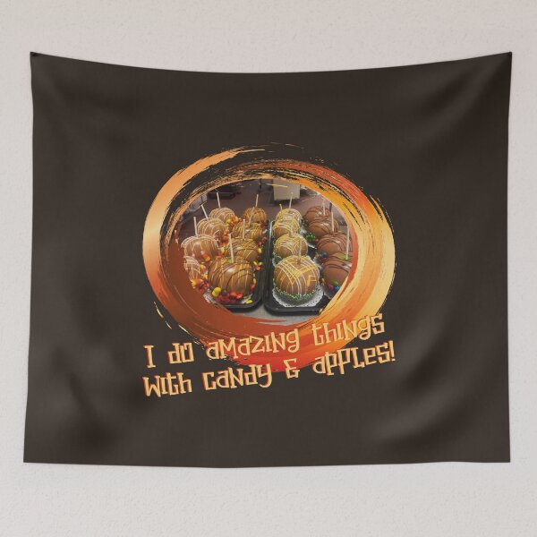 Item preview, …Candy & Apples! (on Dk. Brown) designed and sold by PawsitiveMum3.